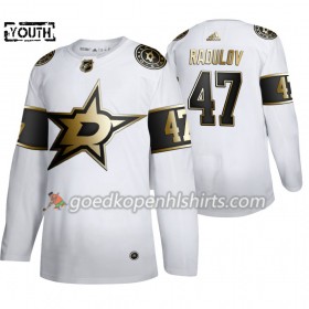 Dallas Stars Alexander Radulov 47 Adidas 2019-2020 Golden Edition Wit Authentic Shirt - Kinderen